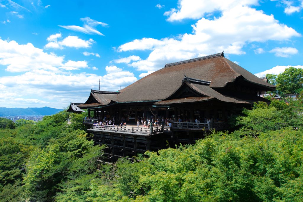 京都の清水寺外観写真