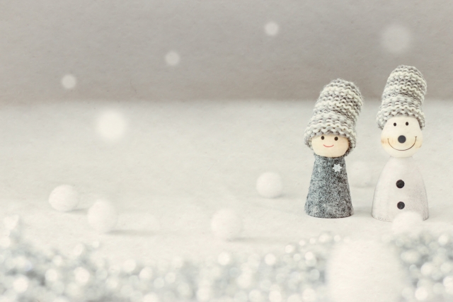 雪と人形