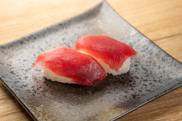 赤みが美しいお寿司の定番・鮪（マグロ）