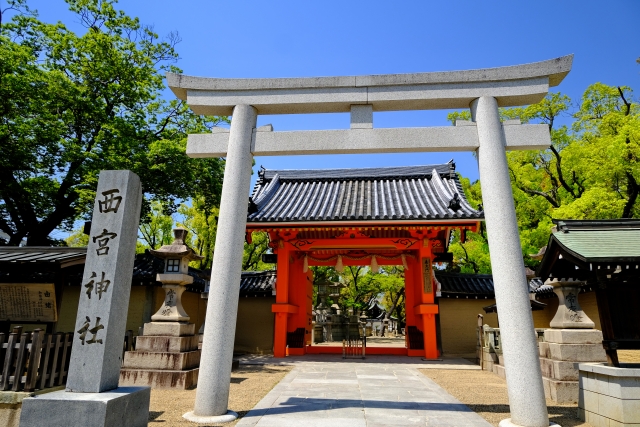 西宮神社の入り口